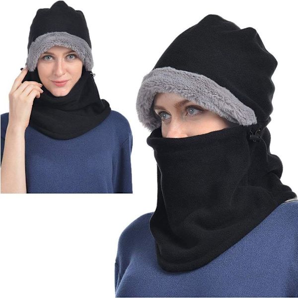 Vinter Balaclava Fleece Huva Termisk Ski Mask Kald