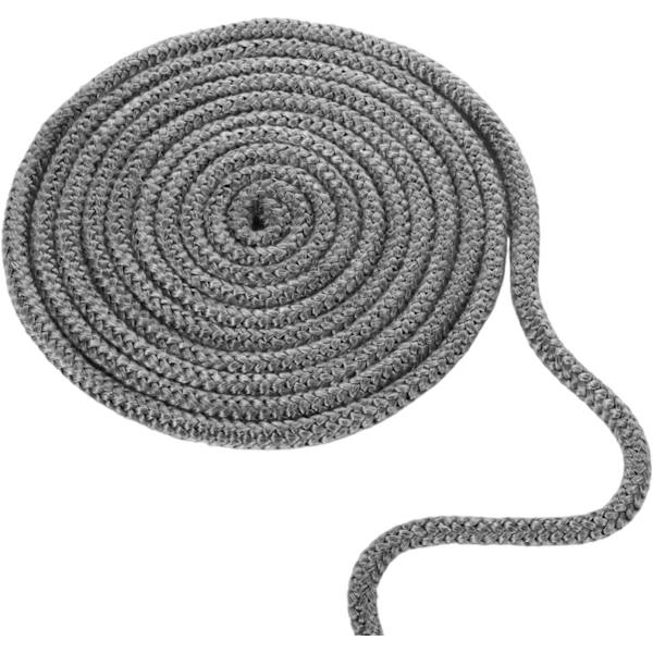 Flätat Insats- och Spispackning, 10mm x 4m Grafit Impregnerad Glasfiberpackning Skorstens Tätningsrep Ersättning för Eldstäder Vedspisar