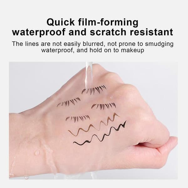 Lower Lash Stamp - Silicone Eyelash Stamp, Quick Eye Makeup Lower Eyelash Stamps Brown