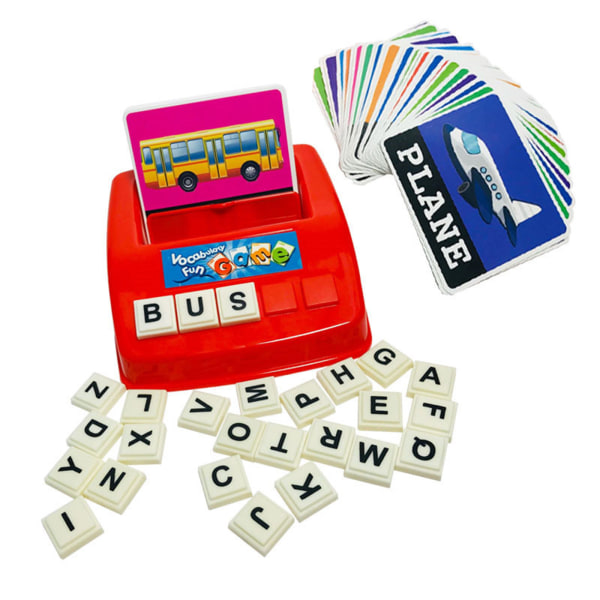 Matchende bokstavtallspill for barn Oppgradert 2 i 1 Words Flash-kort