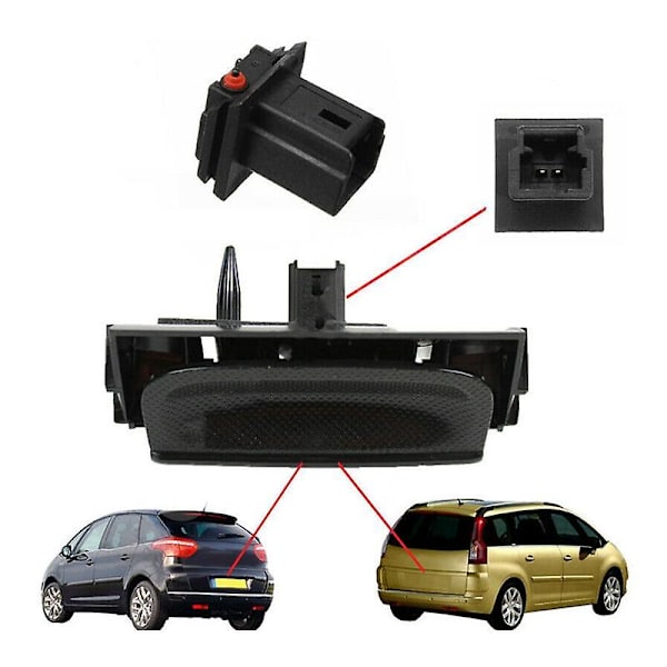 Citroen C4 GRAND PICASSO 2006-2013 Ulompi Takaluukun Kahvan Moduuli Mini Kytkimellä 8726.V7 6