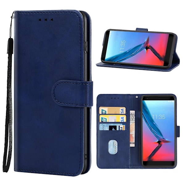 Läderfodral för Zte Blade V9