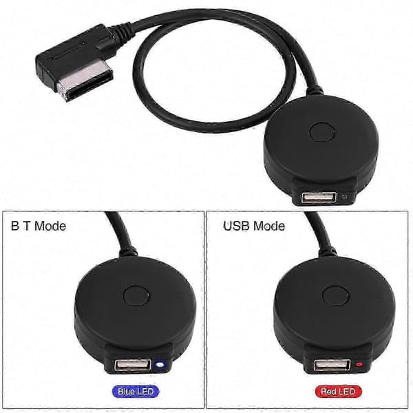 Bluetooth AUX USB biladapterkabel kompatibel med A1 A3 - o Streaming & Laddning