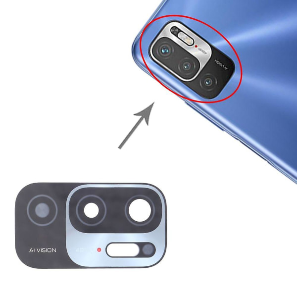 Tilbage Rück Kamera Cam Linse Linsenglas für Xiaomi Redmi Note 10 5G Ersatzteil Reparatur