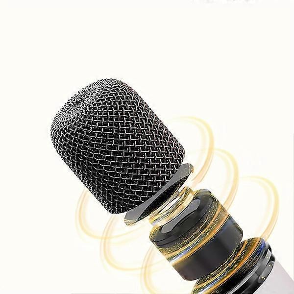 Mini Karaoke-maskin for barn og voksne: 2MIC Bærbar Bluetooth-høyttaler med trådløs mikrofon - Karaoke for jenter i alderen 4 5 6 7 8 9 10 11+ år