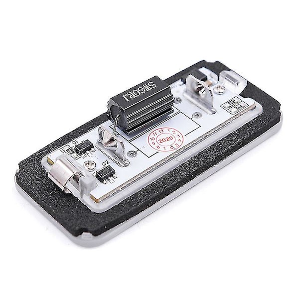 2x Passer til Fiat 500 / Abarth 500 2007-2020 Canbus Xenon Hvid Led Nummerpladelys Oem 51800482