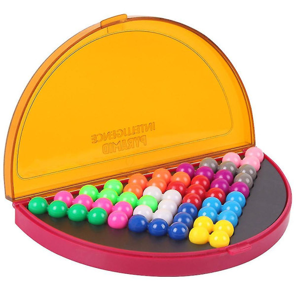 Brain Teasers Leksaker Pedagogiska leksaker för barn Roliga Magic Iq Pyramid Beads Logiskt tänkande spel
