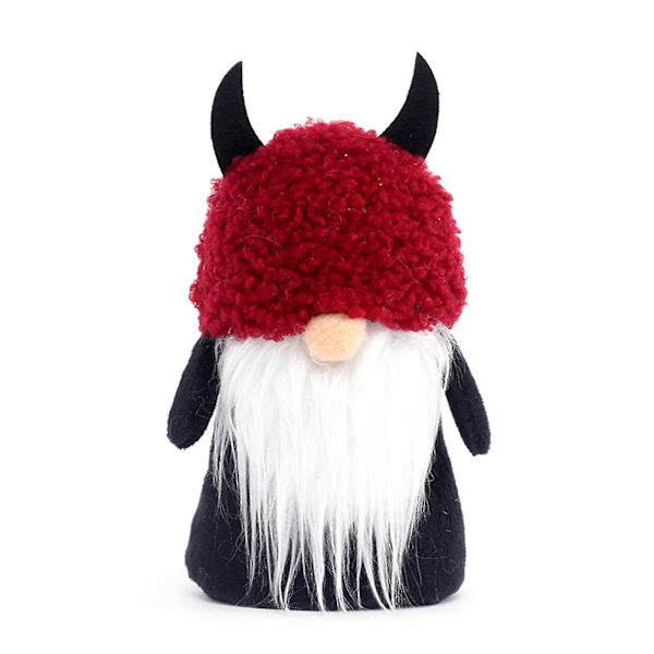 Halloween Gnome Svart För Katt Hatt Elf Dvärg Prydnad Flernivåig Bricka Dekor Red