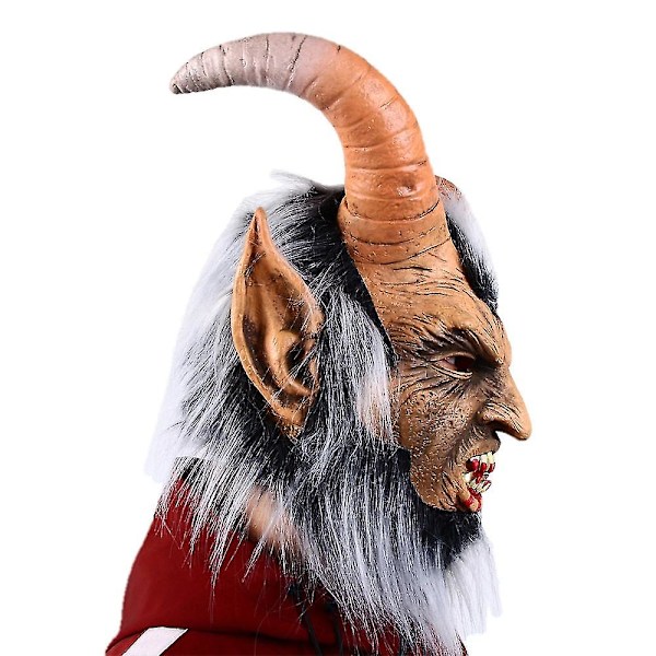 Halloween Cosplay Devil Mask Carnival Party Monster Costume Props Christmas Horror Demon Krampus Mask