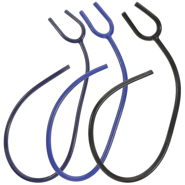 3 stk. Stetoskopslange Stetoskop Y-formet rørforlængerslange (tilfældig farve)