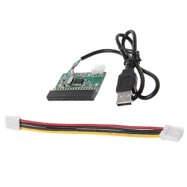 1,44 MB 3,5-tommers diskettedrevsforbindelse 34-ben til USB-kabeladapter PCB-kort, USB-disk til diskette A