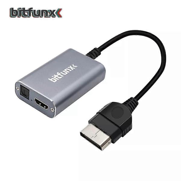 Bitfunx HDMI-sovitin XBOX Classic -retropelikonsoleille HD-kaapeli tukee 5.1 Dolby Digital -tilaääntä Adapter för Xbox