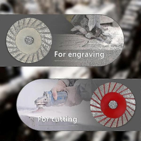 40 mm diamantblad med 6 mm skaft kutteskive for gravering og kutting av fliser, granitt, marmor Sharp 10pcs
