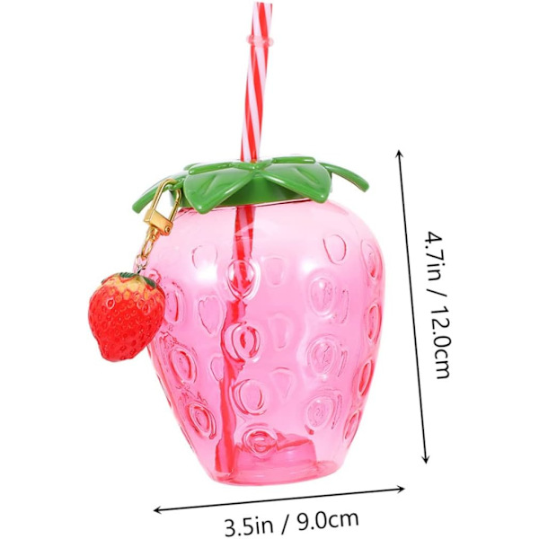 3 stk drikke juice pp drikke jordbær drikke jenter & kopp krus oz/ml dekorativ modellering aloha plast te sommer kopper for rekvisita ting