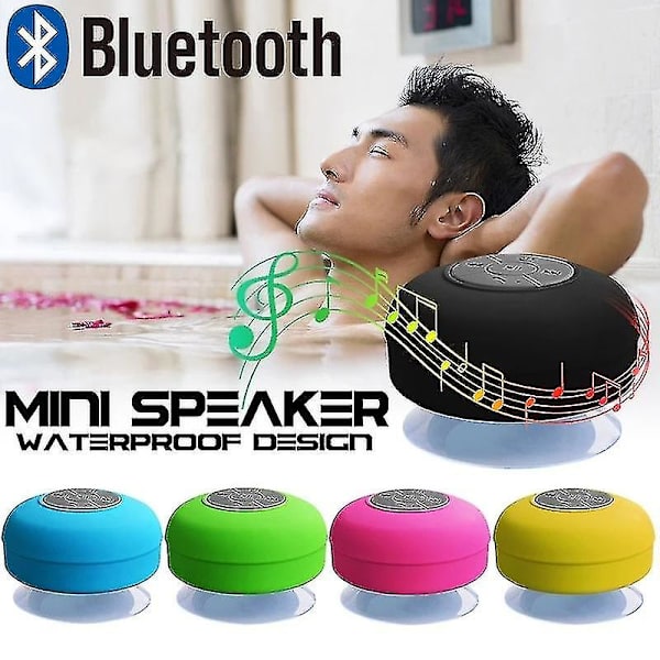 Bærbar Bluetooth-høyttaler, vanntett, trådløs, håndfri, for