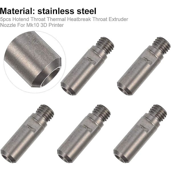 3D-skrivarhals Titan Heatbreak Hals Kompatibel Med Chimre Kraken Heat Break (5 stck