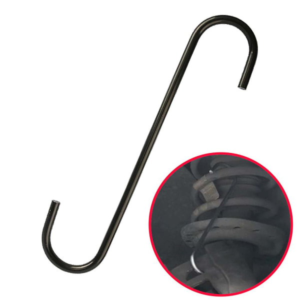 Bremsekaliberhængere Bremsekaliberkrog med gummispidser til brug i bilværktøj i bremselejeaksel og affjedring| |