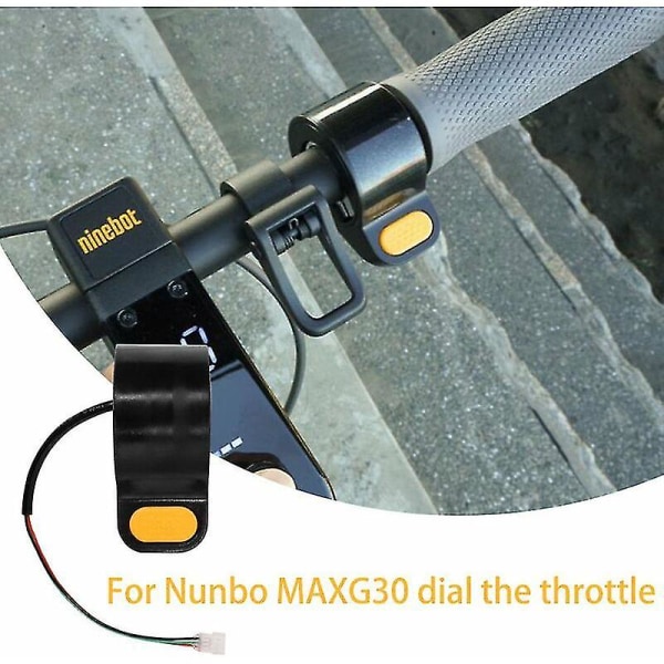 Tumgasreglage, skotergashandtag | Mycket känslig | Elektrisk skoter tumreglage Gasuppgradering Tillbehör för Ninebot Max-g30