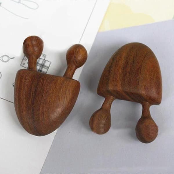 Ansiktsmassage i sandelträ: Snigeldesign & Lyxig känsla beige Tree