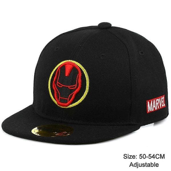 Børn Drenge Piger Kasket Snapback Hat Black