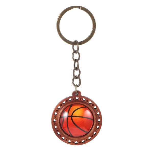 Urheilullinen avaimenperälaukku avaimenperä avainriipus Mini koripalloavaimenperä Kannettava avaimenperä