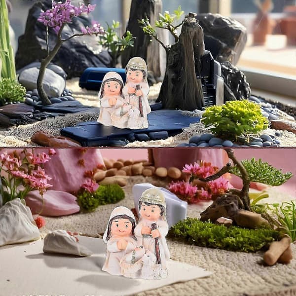 2026 Julprydnad Hartsfigur för Kyrkoinredning 1Set