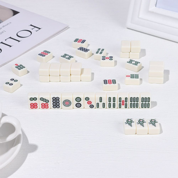 Mah-Jong Set Mahjong kinesiskt leksak