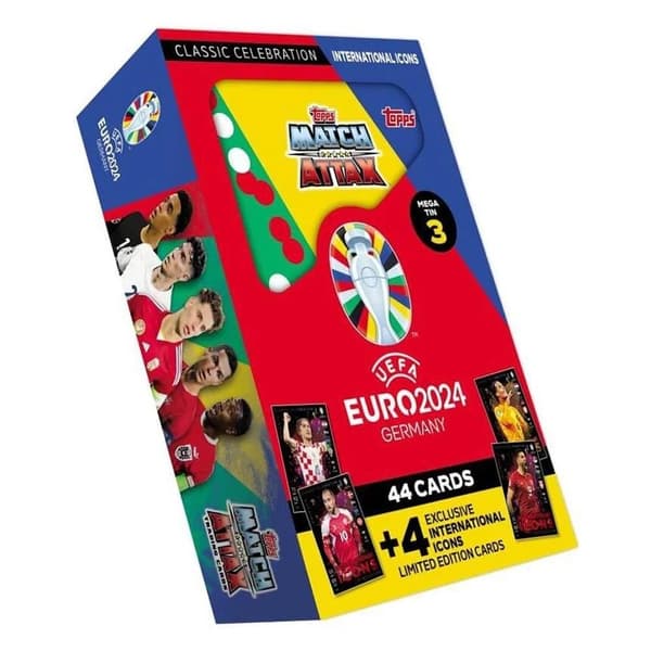 Topps Match Attax Euros Mega Tin 400