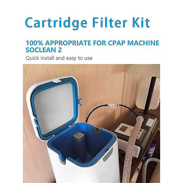 For Soclean 2 Filter Sc1200 Patron Kit - 4 Pak Til Effektiv Cpap Rengøring Hurtig Forsendelse