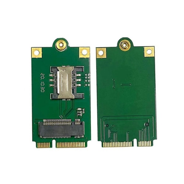 4g 5g M.2 Til Pcie Adapter Ngff Til Mini Pci-e Adapterkort Med Slot Til L860- Dw5820e Dw5816e Em74 green