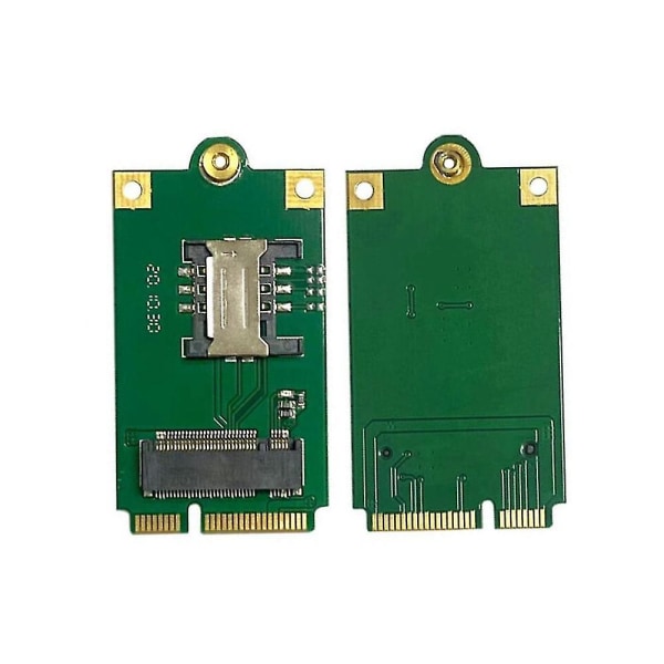 4g 5g M.2 Til Pcie Adapter Ngff Til Mini Pci-e Adapterkort med spor for L860- Dw5820e Dw5816e Em74 green