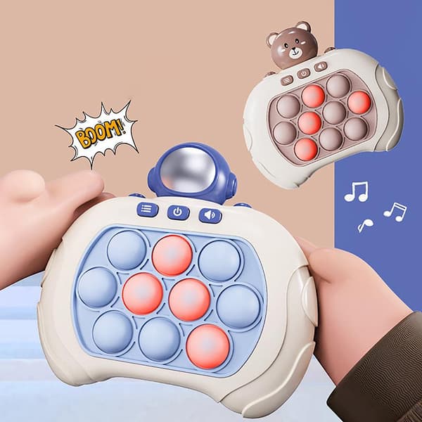 Pop It Spel - Pop It Pro Ljusspel Snabb Tryck Fidget Spel Blue