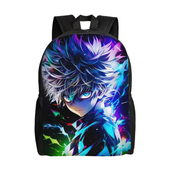 Hunter X Hunter Killua Lightning Ryggsekk Søt Anime Stor Kapasitet Multifunksjon Ryggsekker Lett Sports Reise Laptop Bag DaypackdmSJB3927