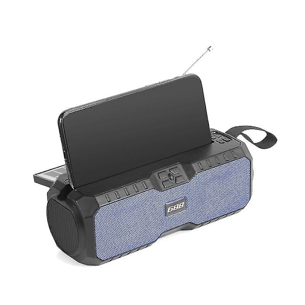 Skrivebords Bluetooth-kompatibel 5.0 Højttaler Sol Lydbar 1200mah Batteri