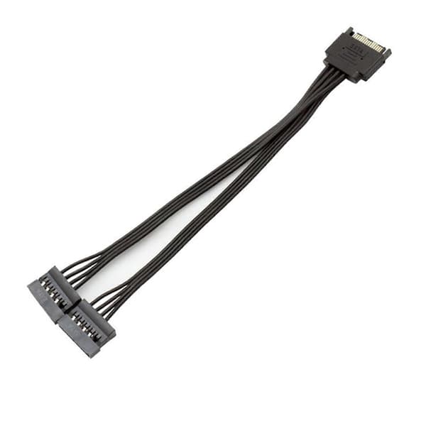 22 cm Sata-jatkokaapeli Sata-Sata-kiintolevyn virranjatkojohdot