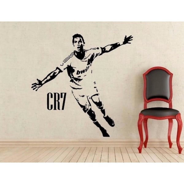 Ronaldo Football Star Room Wall Stickers Vægdekaler 57x65cm