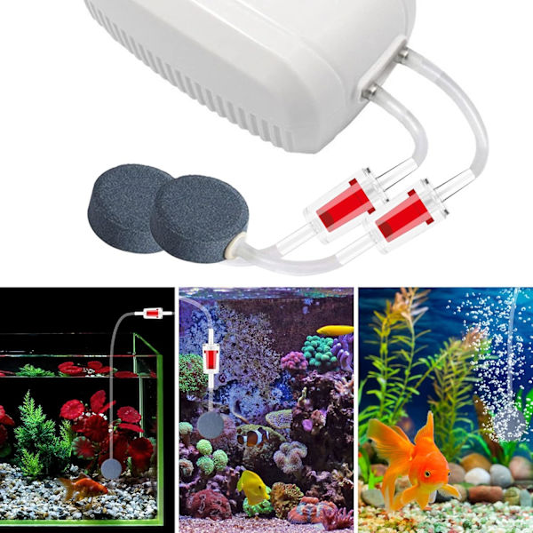 10-pack Aquarium Luftpump Checkventiler, Plast Checkventiler för Standard 3/16\" Luftslangar