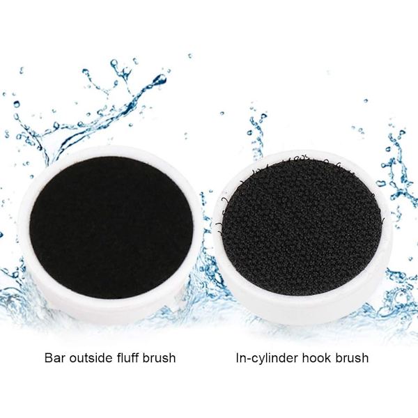 Fisketankrenser Magnet Glas Mini Bærbar Holdbar Plast Magnetisk Fisketankbørste Rengøringsværktøj (Hvid)