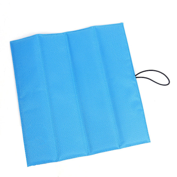 Outdoor World kokoontaitettava istuinalusta - lämpöeristetty, vedenpitävä, kosteudenkestävä, kannettava istuintyyny - kevyt istuinalusta blue 32*31cm