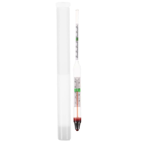 1 sett høypresisjons salinitetshydrometer glass salimeter densitometer for akvarium