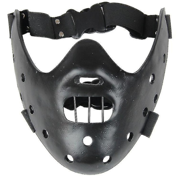 Hannibal Maske Horror Hannibal Skummel Harpiks Podium Lammets Stillhet Maskerade Cosplay Festmasker