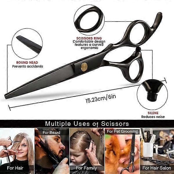Hårklippningssax Kit - 11 delars frisörsaxset för barberare