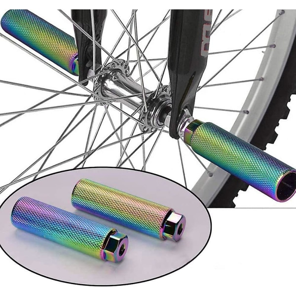 Halkfria cykelpinnar i aluminiumlegering, bmx-pinnar, cykelpedal, sporttillbehör för mountainbike, bmx, landsvägscykel, mtb2 stycken
