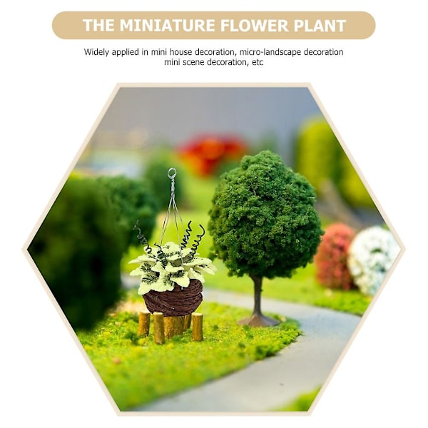 Miniatyrkrukor Miniatyrer Tillbehör Leksakshus Tillbehör Miniatyrdockhus Prydnad Lekhus Möbler