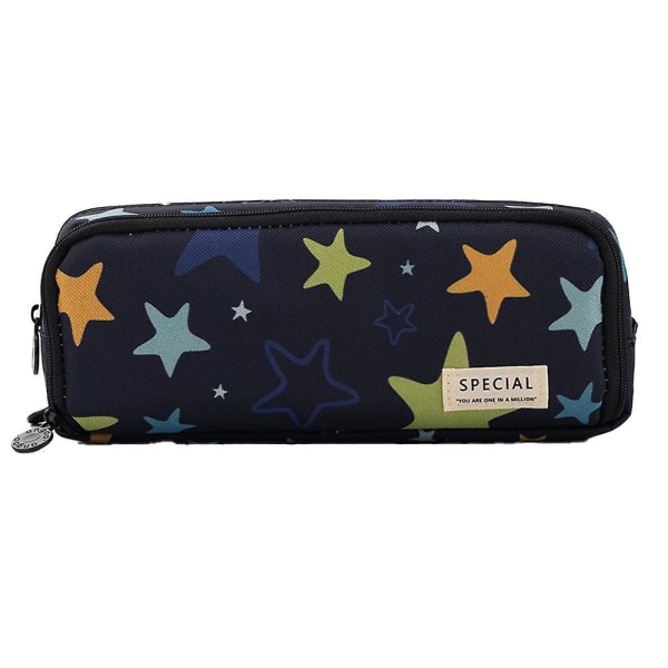 Large Pencil Case Big Capacity 3 Compartments Canvas Pencil Pouch for Teen  Boys Girls School Students (