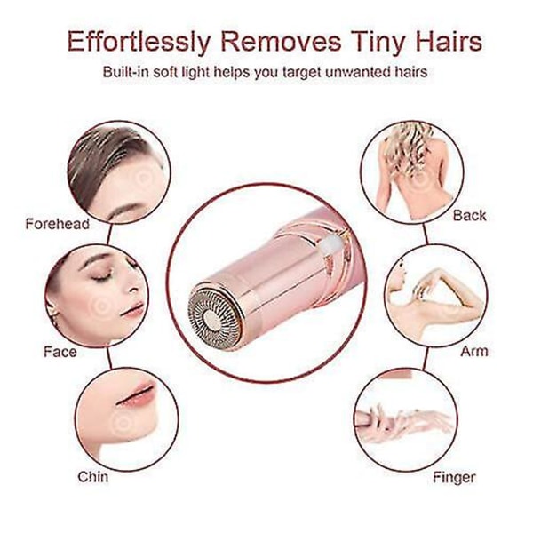 Bimirth Flawless Facial Hair Remover Usb Oppladbar 18k Gullbelagt Resultater Red