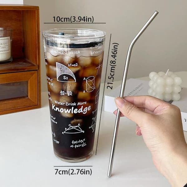 1000 ml glaskop Sippy
