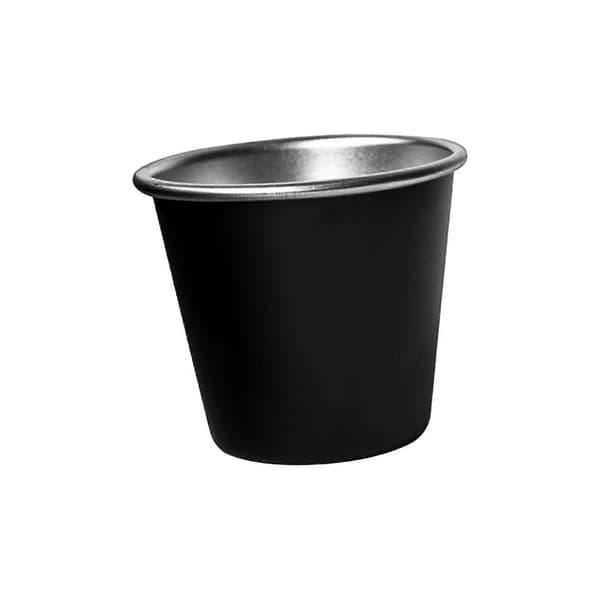2x rustfritt stålkopp, drikkeglass i metall, stablebare, multifunksjonelle