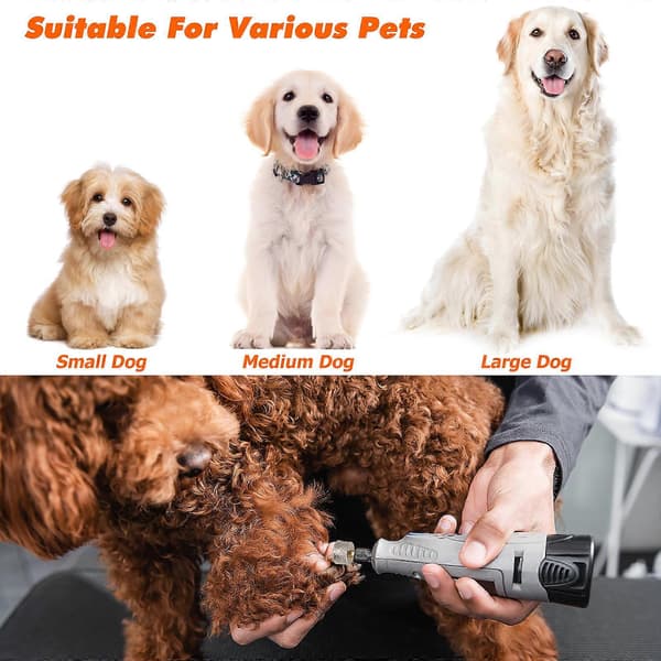 10 stk. erstatningsslipeskive for hundeklosliper, erstatningshode