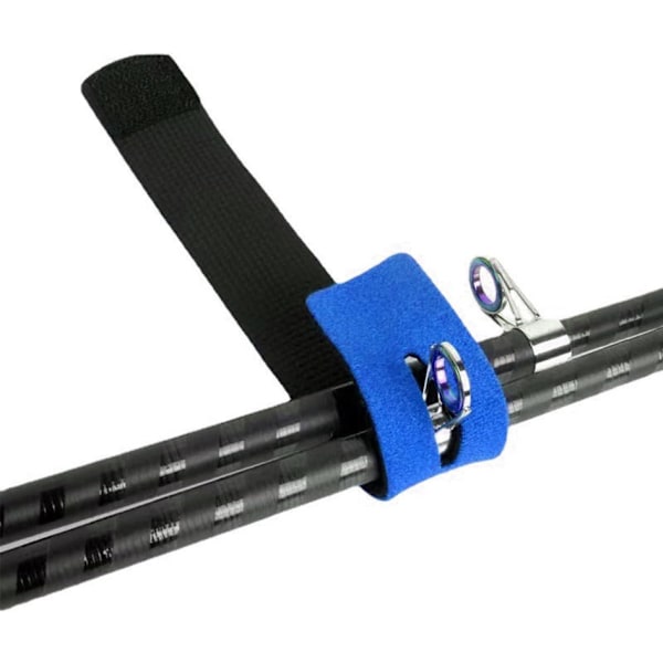 10-pack Elastiska Fiske Spöband med Band för Fiske Spön